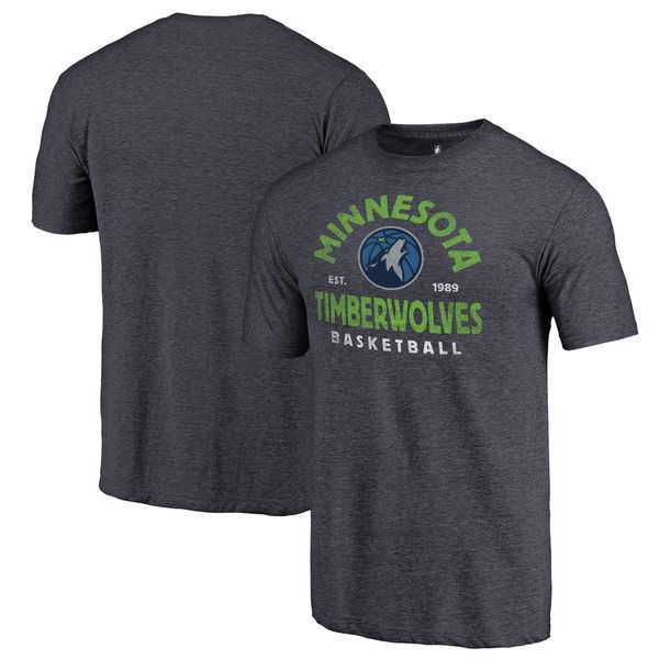 Minnesota Timberwolves Fanatics Branded Navy Vintage Arch Tri Blend T-Shirt,We sell and wholesale Minnesota Timberwolves Fanatics Branded Navy Vintage Arch Tri Blend T-Shirt on line form chian!
